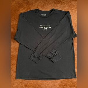 Travis Scott Black Long Sleeve Tee Complexcon 2016